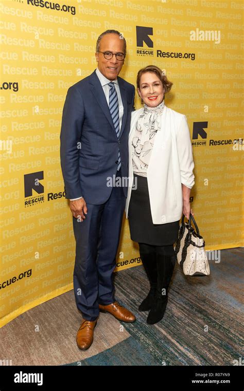 New York, United States. 01st Nov, 2018. Lester Holt and Carol Hagen ...