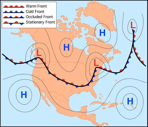 LABORATORY 4: MID-LATITUDE CYCLONES, WEATHER MAPS, AND FORECASTING ...