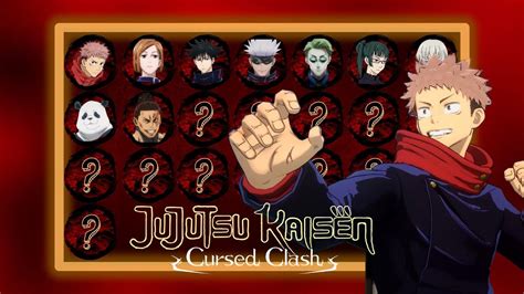 Jujutsu Kaisen Cursed Clash characters list ! - YouTube