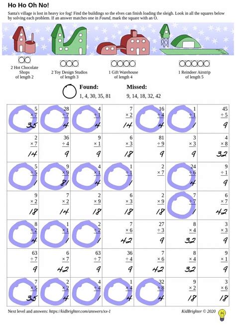 Free Santa Math Worksheet [Video] | Santa math, Math worksheet, Math