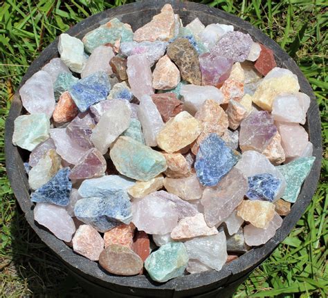 Rough Natural Gemstones, Premium Grade Brazil Mix: Choose Ounces or lb Bulk Wholesale Lots ...