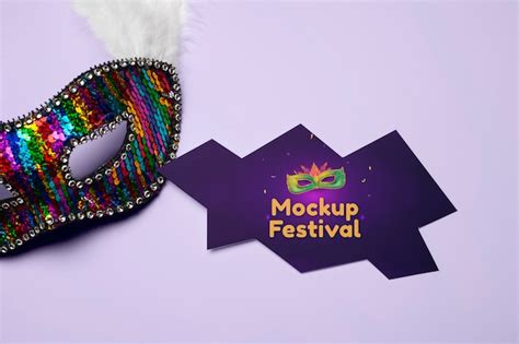 Premium PSD | Brazilian carnival flyer mockup