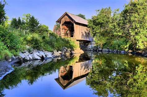 Marshfield, Vermont John H. Knox - Photographer This is the Martin Bridge just east of the ...