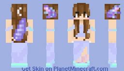 Blue Axolotl 1.17 Minecraft Skin