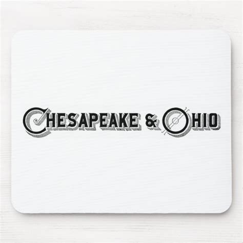 Chesapeake & Ohio Railroad Logo ca.1897 Mouse Pad | Zazzle.com