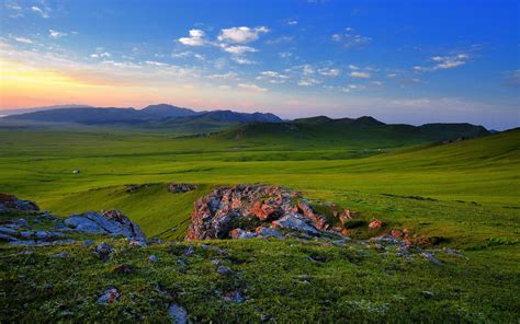 夏天最美大草原风景图片高清下载-壁纸图片大全