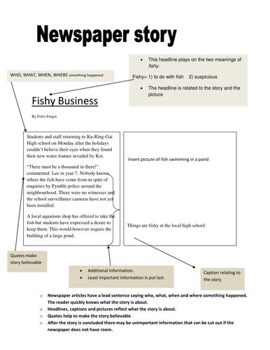 Newspaper Report Format - Report Writing Types Of Report News Paper ...