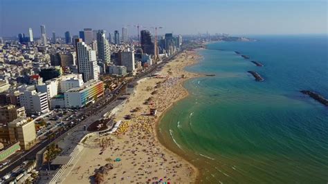 People on Tel-Aviv Beach in Israel image - Free stock photo - Public ...