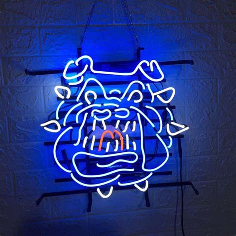 Fresno Bulldogs Mascot Neon Sign Light Lamp – neonsign.us