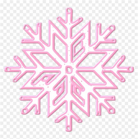 Download Pink Snowflake Png Transparent Background - Snowflake Clipart ...