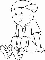 Cute Caillou coloring Page  Download Print Or Color Online For Free sketch template