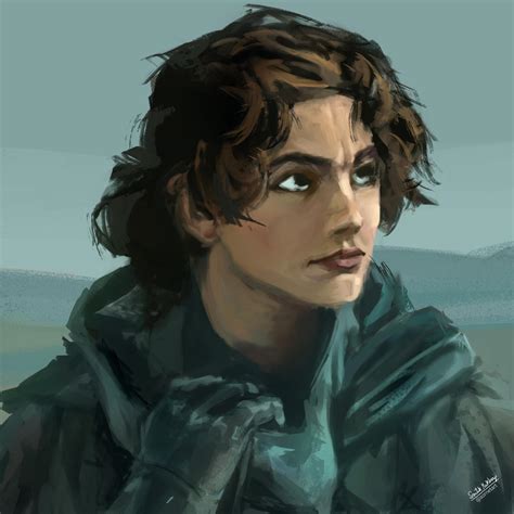 Dune (2021) Paul Atreides portrait fanart. I tried a brushwork heavy piece this time. : r/DigitalArt