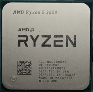 Ryzen 5 3600 - AMD - WikiChip