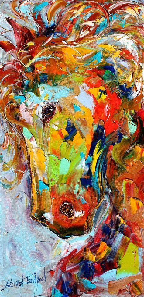 Abstract Painting Canvas of Horse Head | artwork that i want | Art, Painting, Oil painting abstract