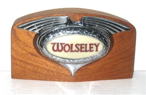 Wolseley Car Badge - This badge was fitted to most Wolseleys from the 50s and 60s | Car badges ...