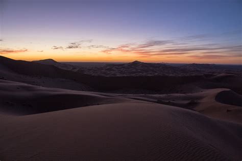 Sunrise Over The Dunes - Sahara Desert