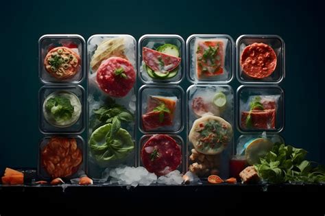 Premium AI Image | Frozen Meals Ready to Heat