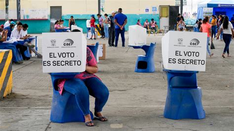 Ecuador holds special election amid record increase in violent crime