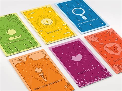 Core Value Cards by Cecilia Martinez on Dribbble