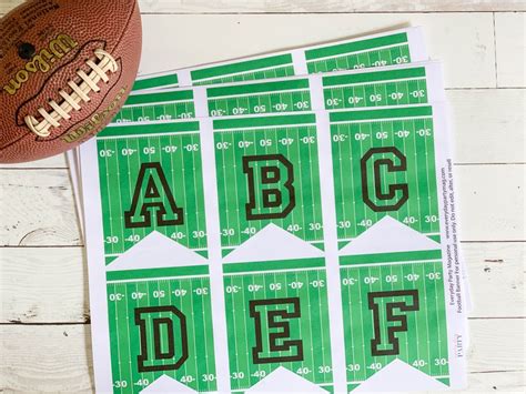 DIY Football Banner - Everyday Party Magazine