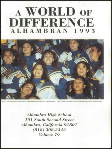 Explore 1993 Alhambra High School Yearbook, Alhambra CA - Classmates