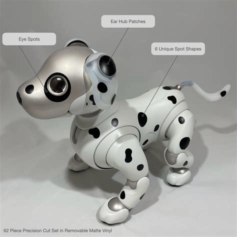 Aibo Dalmatian Spots - Precision Cut Removable Sticker Set – Aibo Accessories