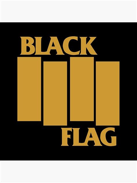 " BEST SELLING-Black Flag Band Logo " Poster for Sale by GempolRed ...