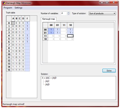 Download software “Karnaugh Map Minimizer” : Aplikasi cerdas untuk minimisasi Peta Karnaugh ...