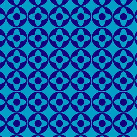 Round Repeating Simple Blue Geometric Pattern 834738 Vector Art at Vecteezy