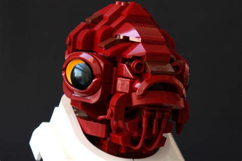 LEGO Star Wars MOC: Admiral Ackbar – es ist eine Falle! | zusammengebaut