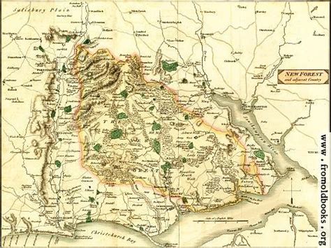 FOBO - Map of the New Forest and Adjacent Country