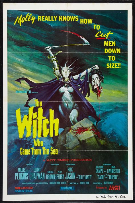 Witch Who Came From the Sea (1976) | Horrorfilm poster, Vintage filmplakate, Horrorfilm