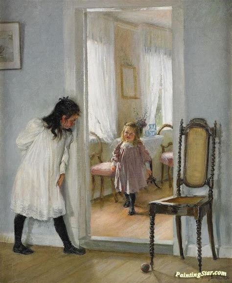 Hide And Seek Artwork By Fanny Brate Oil Painting & Art Prints On Canvas For Sale - PaintingStar ...