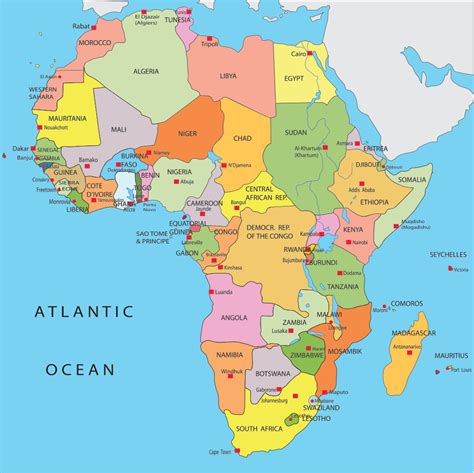 Africa Map Printable