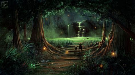 Enchanted+Forest+by+jerry8448.deviantart.com+on+@DeviantArt Magic Forest, Forest Fairy, Dark ...