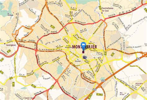 Montpellier Map - France