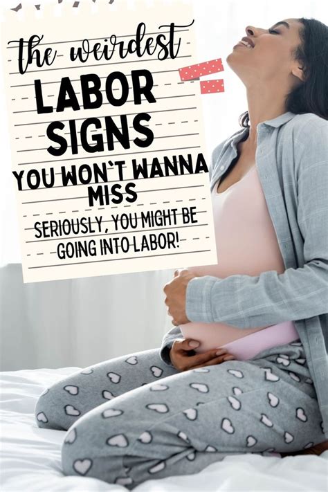 Less Obvious Signs of Labor: Non traditional signs you're going into ...