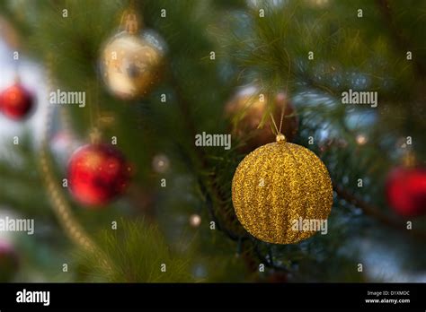 Christmas tree decorations, UK Stock Photo - Alamy