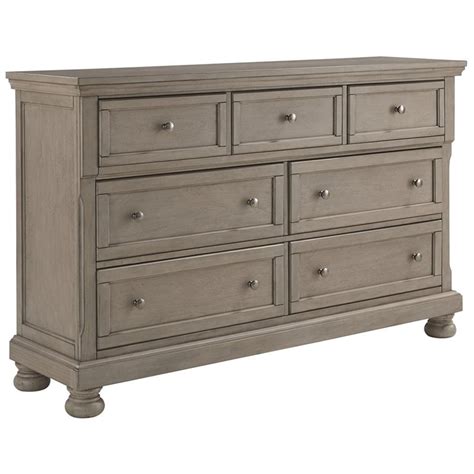 Ashley Furniture Lettner 7 Drawer Dresser in Light Gray - Walmart.com