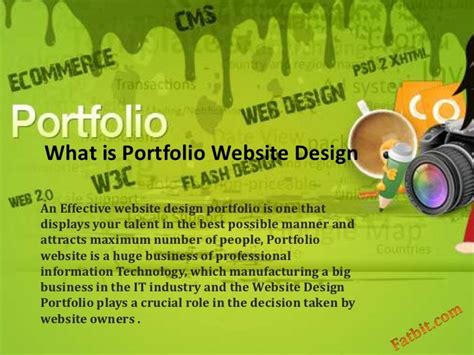What is portfolio website design | Why Need Portfolio
