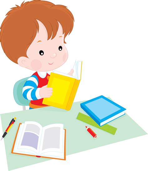 Student Reading Clip art - student png download - 5906*6850 - Free Transparent Student png ...