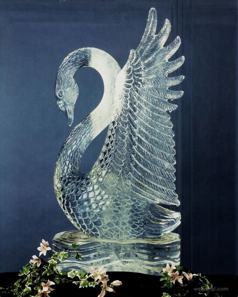 Ice Sculptures Swan 8 - Full Image