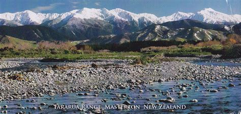 Postcard A La Carte: New Zealand - Tararua Range, Masterton