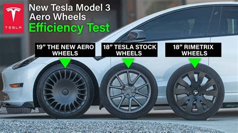 New Tesla Aero Wheels for Tesla Model 3 Efficiency Test / The New Aero - YouTube