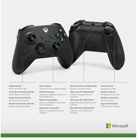 Microsoft Xbox Series X Carbon Black Controller [AM] - Consolevariations