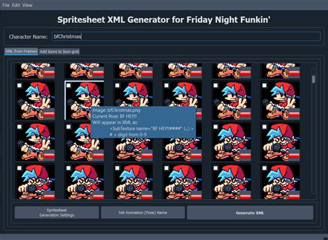 Spritesheet To Xml