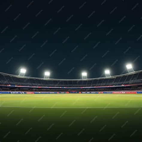 Premium AI Image | stadium at night Background