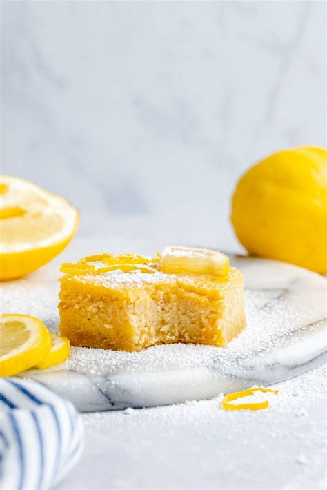 The Best Healthy Lemon Bars - Ambitious Kitchen