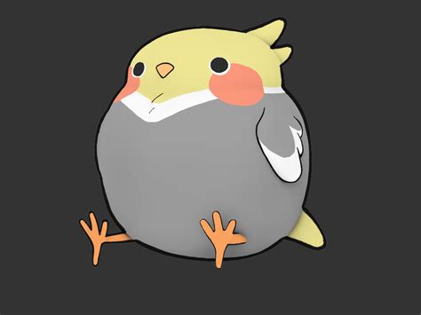 Cute Fat Bird