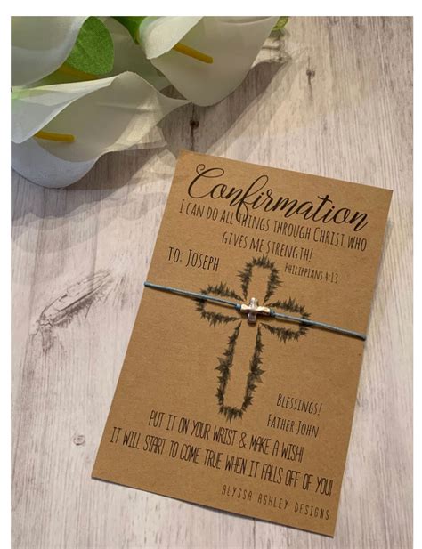 Confirmation Student Teacher Gift CCD Catholic Schools Wish - Etsy Singapore